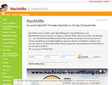 Tablet Screenshot of nachhilfe-lehrer.com